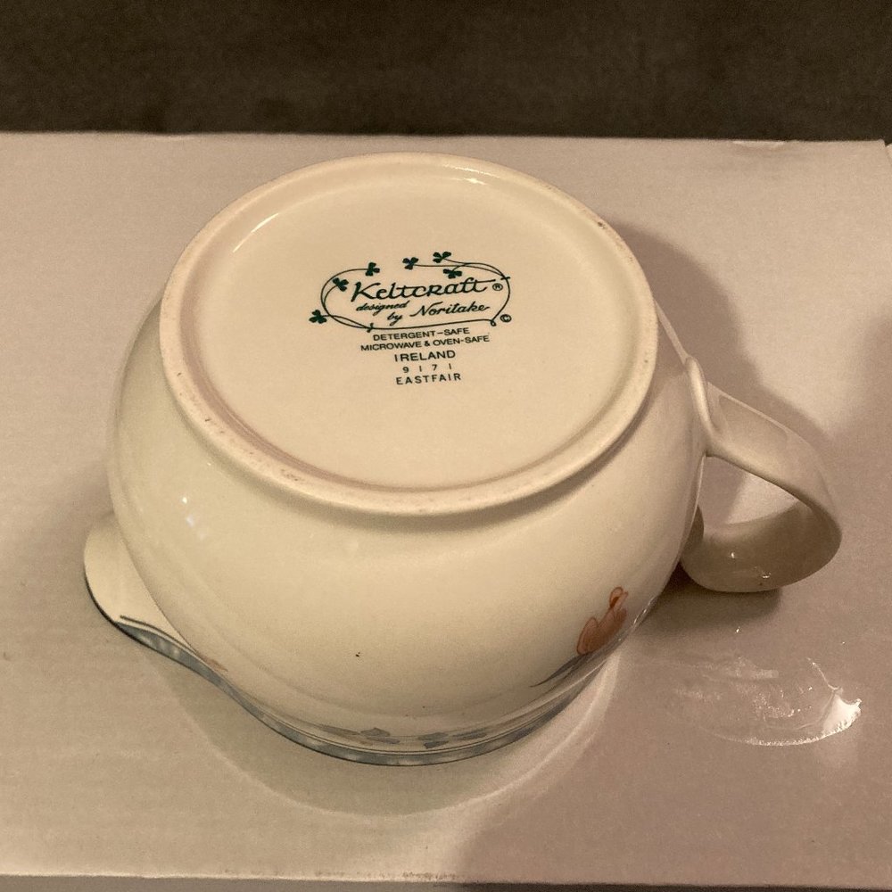 VTG 1988 Noritake Keltcraft Eastfair 9171 Gravy Boat-6.75”D-From Ireland-EUC - Picture 8 of 10